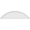 Ekena Millwork Segment Arch Smooth Architectural Grade PVC Pediment, 50"W x 13-1/2"H x 2"P PEDPS050X135SEG00 - alternate 4